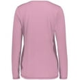 thumbnail image 5 of Augusta Sportswear B25934313 Women Super Soft-Spun Polyester Long Sleeve V-Neck T-Shirt, Dusty Rose - Small, 5 of 5