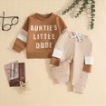 thumbnail image 2 of TOWED22 Infant Baby Boys Fall Outfit Pants Sets Long Sleeve 3 6 12 18 24 Months 2 3 4 5T Toddler Boy Pullover Pants(Blazer,18-24 M), 2 of 5