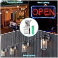 thumbnail image 6 of Uxcell 25Pack String Light Hanger Hooks LED Strip Light Holder for 5x6mm Light Strip, 6 of 7