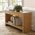 thumbnail image 1 of Farmhouse Wooden Console Table with Storage - Entryway, Living Room, Hallway, 1 of 6
