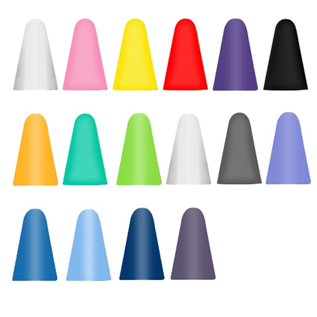 10 Pieces Nib Caps Professional Scratch Resistant Mute Capacitance Pen Tip Case Cover High Sensitivity Easy Installment Tablet Yellow