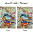 thumbnail image 3 of GZHJMY Garden Flag Bluebirds in Colorful Forest Polyester Double Sided Printing Fade Proof Vertical Yard Outdoor Decoration 12x18 Inch Yard Flags, 3 of 7