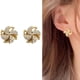 thumbnail image 1 of Pendientes De Molino De Viento Giratorios De Cristal Exquisitos, Pendientes Creativos Para Mujer, Accesorios De Joyería De Moda 1 Par Minnieouse AP006634-01, 1 of 6