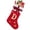 D, variant on XINGXIANG Large Christmas Stocking - Personalized Embroidered Letter Holiday Sock for Mantel Decor,,Christmas Decorations Dog