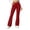 Wine C, variant on Stamzod Flare Pants for Women Fashion Polka Dots Printed High Waisted Leggings Loose Fit Stretchy Yoga Pants
