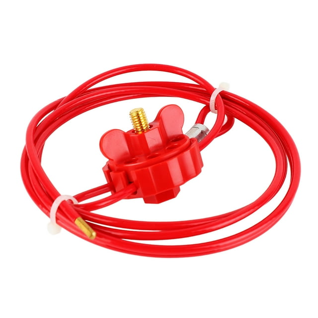 Cerradura de cable de acero válvula resistente al calor de orificios múltiples de acero inoxidable Cerradura de cable de seguridad Manija autoblocante de alta resistencia para
