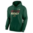 thumbnail image 2 of Men's Fanatics Green Minnesota Wild 2025 Stanley Cup Playoffs Breakout Fleece Pullover Hoodie, 2 of 3