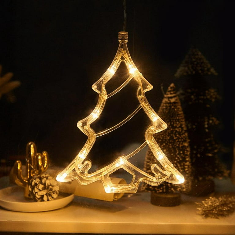 christmas light silhouette