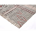 thumbnail image 3 of Hallway rug kilim cotton carpet Kitchen dining room rug Hand block printed area rug Stair woven cotton durries, 3 of 5