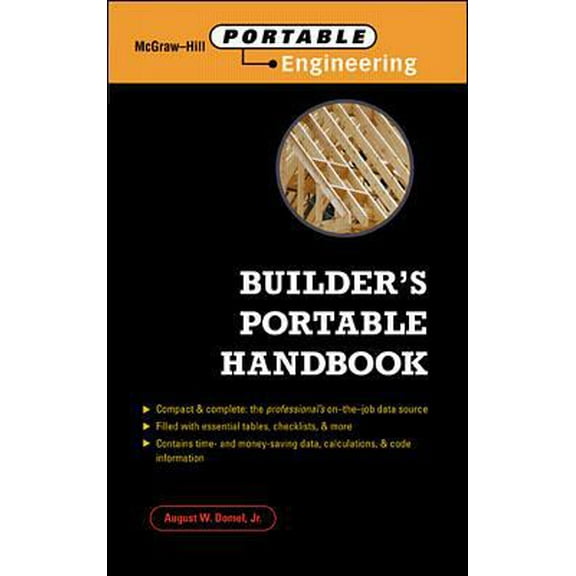 Pre-Owned Builder's Portable Handbook (Paperback) 0071346546 9780071346542