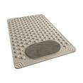 thumbnail image 2 of Bath Mat Massage Mat 28*14 in Thick Soft Absorbent Sucker Backing Quick Dry Microfiber Mats, Machine Washable Rugs for Shower Floor, Bathroom Runner Bathmat Accessories Decor Door Mat, 2 of 4
