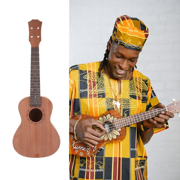 jojofuny 1 Set Ukelele For Assembly Process Ukulele With Guitar Like Shape 11.8x8.4x2.6in
