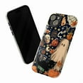 thumbnail image 3 of Vintage Halloween Collage Phone Case for iPhone 16 15 14 13 12 11 Pro Max, Mini & Plus – Retro Ghost, Black Cat, Pumpkins & Spooky Decor, 3 of 6