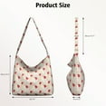 thumbnail image 3 of Sac Fourre-Tout en Toile Coccinelle Mignonne – Motif Dessin Animé à Pois Rouges, Imprimé Coccinelle de Jardin, Réutilisable et Écologique, 3 of 5