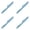 Z-(Blue*4), variant on HWHCGZ Paring Knife with Knife Cover Sharp Vegetable And Fruit With PP Plastic Ergonomic Handle Fruit Stainless Household Kitchen Fruit And Vegetable Planer (Grey)