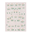 thumbnail image 2 of paquete de calcomanías de flores para uñas, blancas, bonitas, con diseño de flores, para manicura glamurosa., 2 of 2
