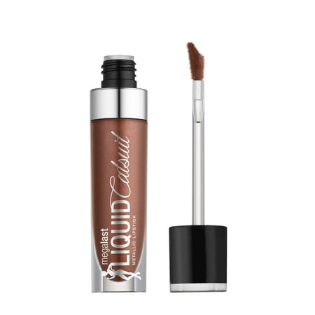 wet n wild MegaLast Liquid Catsuit Metallic Lipstick, Ride On My Copper