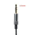 POPLIS 3.5mm 3pole Male Plug Audio Cable DIY Earphone Wire Without