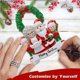 thumbnail image 5 of Kearding Colgante colgante de árbol de Navidad, decoración de Papá Noel a la moda, adorno de fiesta, accesorios de diseño para el hogar, Kits de decoración para fiestas, 5 of 6