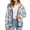 Blue Toile De Jouy Castle Scenic, variant on Xoenoiee Sea Turtle Starfish Print Womens Fleece Lined Jacket with Pockets Button Down Long Sleeve Winter Coat Y2K, Oversized Jacket, Warm Sherpa Baggy Fuzzy Jacket Plus Size, S