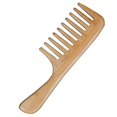 thumbnail image 1 of Peine De Madera Peine De Dientes Anchos Grandes, Peine De Sándalo Verde Pelo Rizado De Madera Peines Antiestáticos Hechos A Mano (20,5 Cm) ShuxiuWang 9024735006152, 1 of 5