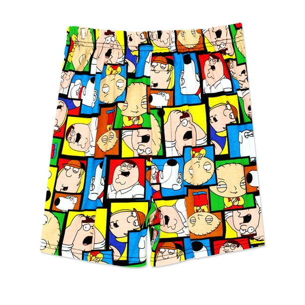 familyguy family guy men's briefly stated boxer shorts underwear (x