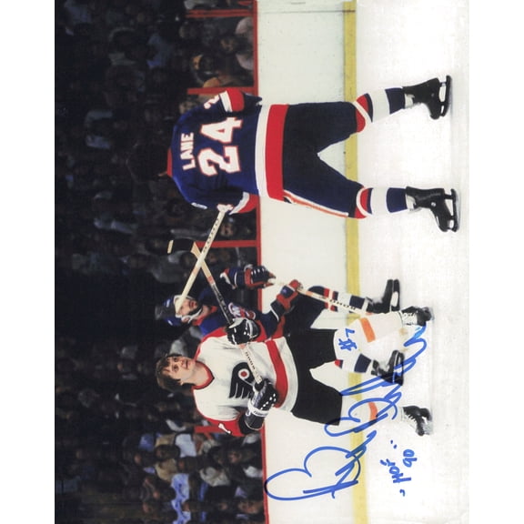 Bill Barber Autographed 8x10 Photo Philadelphia Flyers SKU #247387