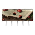 thumbnail image 2 of PhooArto Key Holder for Wall Decorative with 5 Key Hooks, Ladybugs Antique Book Holders Wall Mount Organizer with Mail Key Rack, Self Adhesive, 2 of 7