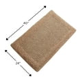 thumbnail image 2 of Knightsbridge Naples 220 GSF Non Skid Back Bath Rug 24 x 40 - Natural, 2 of 2