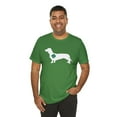 thumbnail image 3 of Dachshund, Bella & Canvas, Unisex, Cotton Short Sleeve T-Shirt, XS - 4XL, 3 of 5