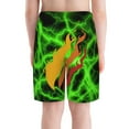 thumbnail image 3 of Prestonplayz Boys Swim Trunks Quick Dry Swimwear Surfing Bathing Suit Drawstring Elastic Waist With Mesh Lining, 3 of 8