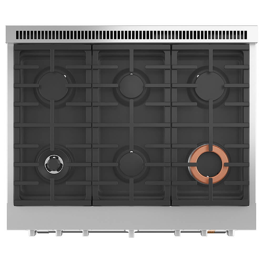 Cafe Cgy366p 36" Wide All-Gas Professional Range - Stainless Steel / Brushed Stainless