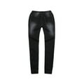 thumbnail image 4 of Vedolay Womens Casual Pants Womens Flare Bell Bottom Jeans High Waisted Wide Leg Denim Pants,Black M, 4 of 5