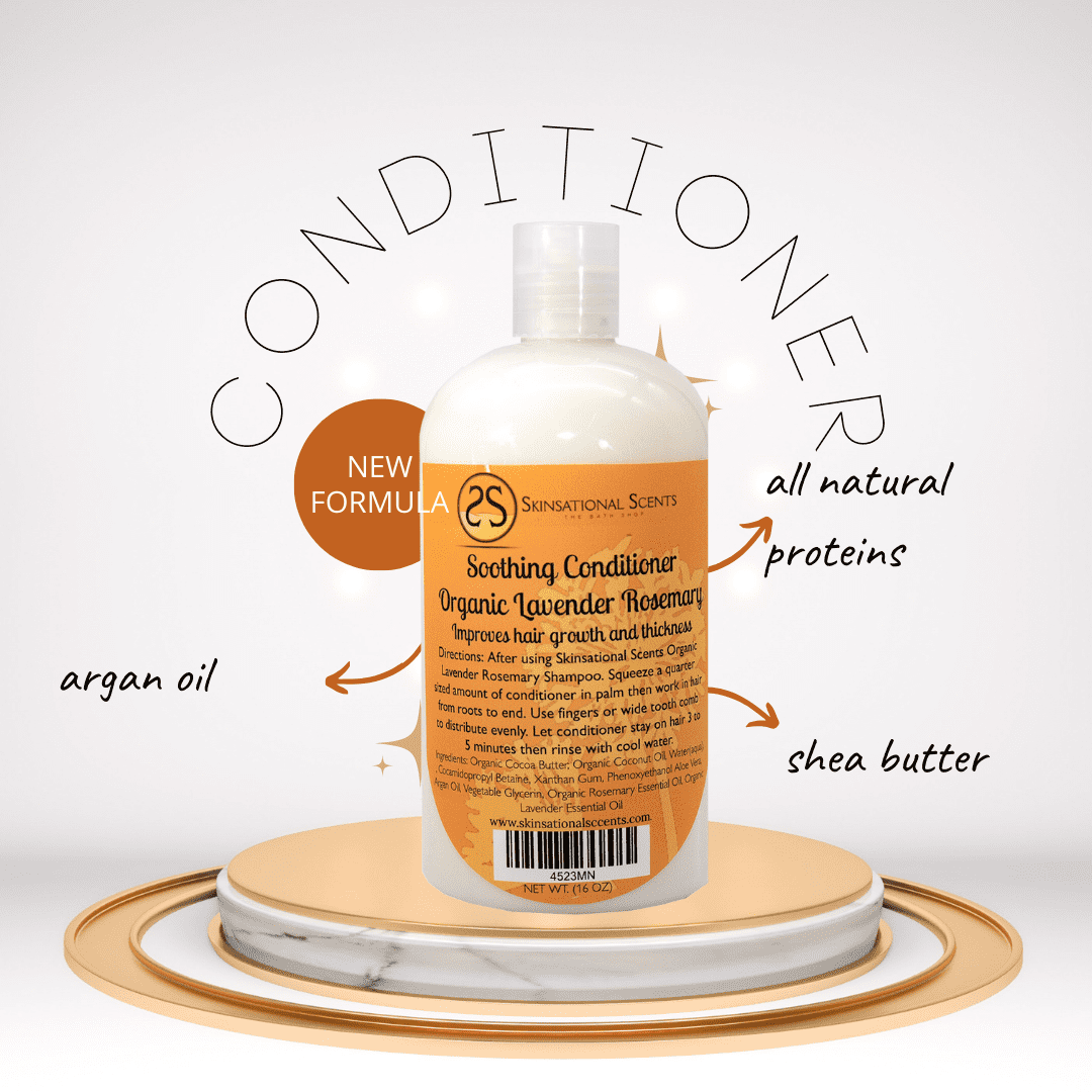 Skinsational Scents Organic Lavender Rosemary Conditioner for All Hair Types