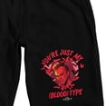 thumbnail image 7 of The Lost Boys Valentine's You're Not My Type Men's Black Lounge Shorts-3XL, 7 of 7