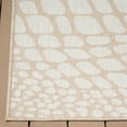 thumbnail image 2 of Indoor/Outdoor Pebbles Area Rug 6x9 - Beige / White - WKK20701, 2 of 3