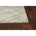 thumbnail image 3 of 2' x 4' Ivory Diamond Wool Area Rug, 3 of 3
