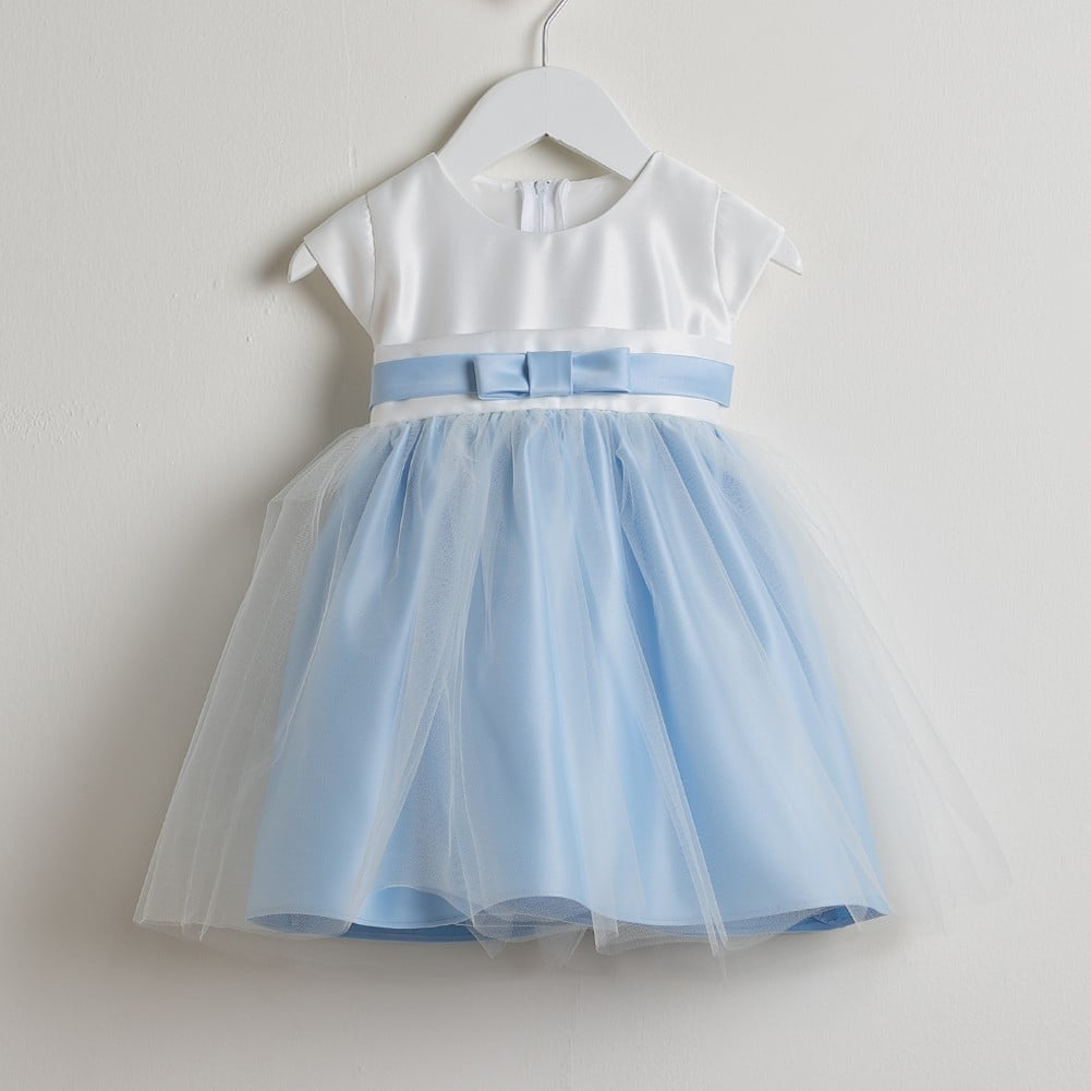 girls blue occasion dress