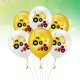 thumbnail image 3 of Juego de 20 globos de látex de 30 cm con diseño de vehículos de construcción, ideal como recuerdo de boda, cumpleaños o fiesta (blanco y amarillo)., 3 of 5