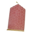 thumbnail image 2 of Prayer Rug Prayer Mat Irregular Area Rugs Worship Mat Thin Prayer Mat for Office pink, 2 of 9