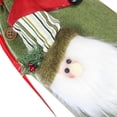 thumbnail image 4 of Bewildely Bolso pequeño de regalo de Navidad, bolsa con cordón de reno, muñeco de nieve, Papá Noel, decoración para fiesta de Navidad de Kits de decoración para fiestas No.01, 4 of 6