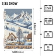 thumbnail image 2 of FORMRS 1-Subject Spiral Notebook 8" x 5" College Ruled 60 Refillable Sheet A5 Hard Cover, 2 Pack, Blue Snowy Mountain, 2 of 7