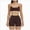 A10-Brown, variant on Two Piece Casual Workout Sets for Women Athletic 2 Piece Summer Outfits Lounge Matching Sets Clothing,Fitness(Green,L)