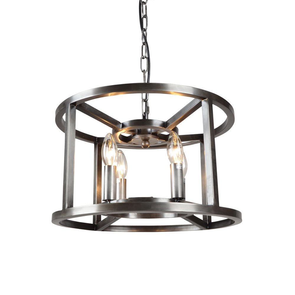 Cage Drum CandleStyle Chandelier