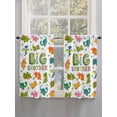 thumbnail image 5 of Cartoon Dinosaurs Living Room Curtains 2 Panel, Funny Dino Cute Boys Girls Children Cafe Window Treatment, Farmhouse Bedroom Bathroom Kitchen Curtains Drapes 104"x45", 5 of 6