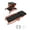Black + Orange, variant on Mechanic Creeper 36 Inches 2 Modes Z Seat 330 lbs Capacity, Foldable Garage Chair Adjustable Rolling Folding with 6 pcs Wheels Roller, Lay Down or Sit