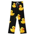 thumbnail image 3 of Bunch of Rubber Ducks Pajama Pants Loose Pajamas Female Breathable Home Trousers Leisure Sleeping Pants Large Size, 3 of 6