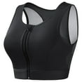 thumbnail image 2 of ATOYSOY Plus Size Everyday Bra for Women Front Closure Zipper Sports Bra Yoga Running Activewear Shockproof Underwear Push Up Bralette Workout Comfort Bra Clearance Wirefree, 2 of 4