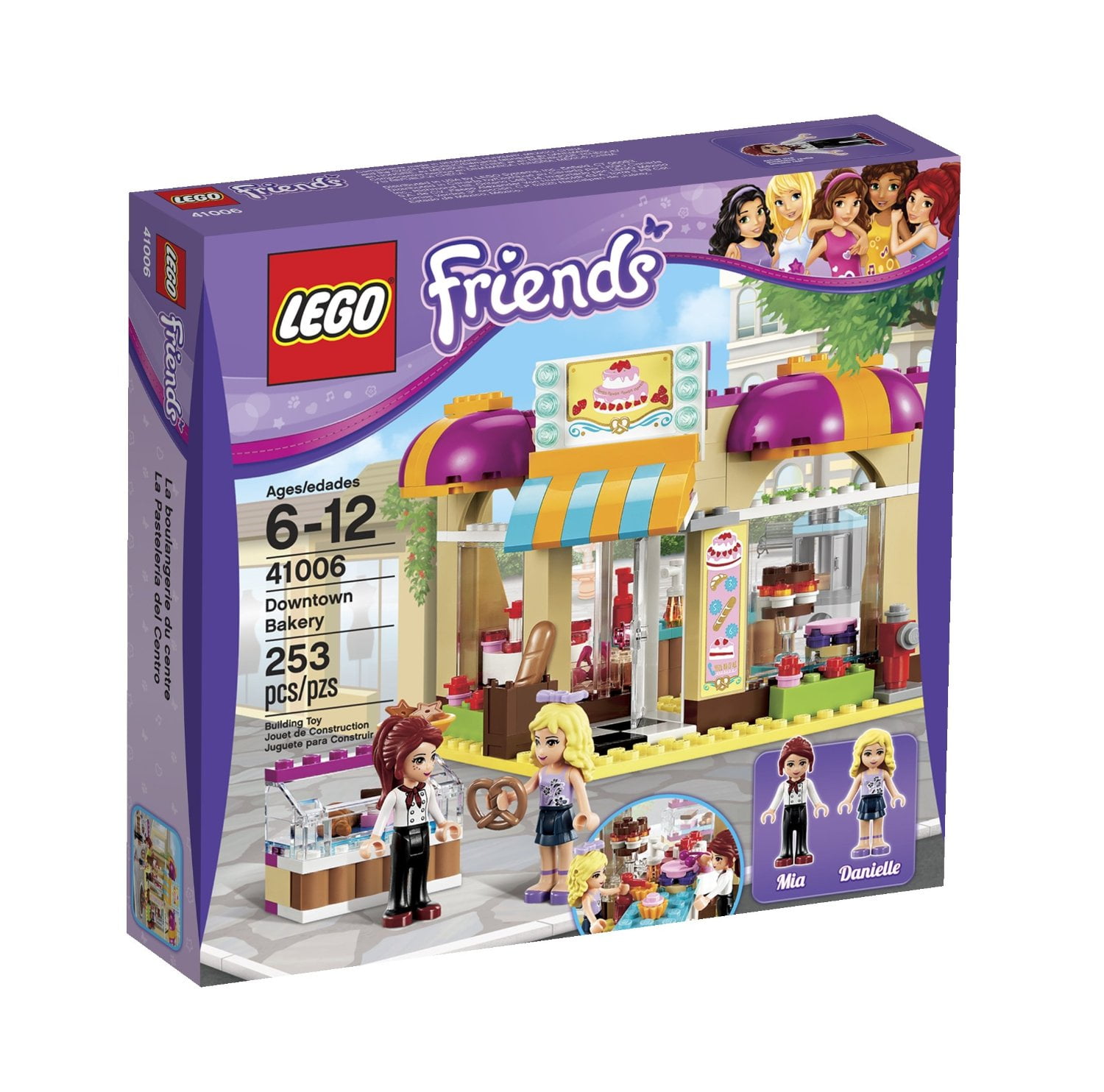 LEGO CITY FRIENDS 5 PLAQUES RONDES 1X1 COOKIES GATEAUX CERISE 