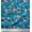 Teal Blue, variant on Soimoi Cotton Duck Fabric Leaves & Peony Floral Print Fabric by Yard 42 Inch Wide